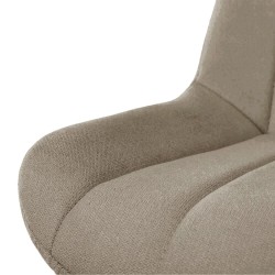 SILLA TAPIZADA METALICA MILA