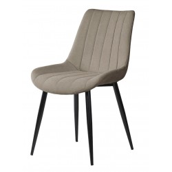 SILLA TAPIZADA METALICA MILA