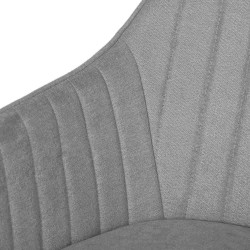 SILLA TAPIZADA NATALIA CON BRAZOS