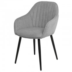 SILLA TAPIZADA NATALIA CON BRAZOS