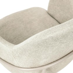 SILLA CON BRAZOS ABIGAIL CON PATAS DE DISEÑO