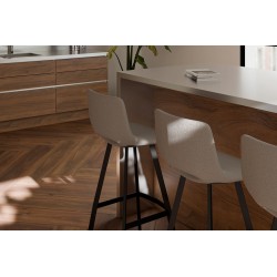 TABURETE TAPIZADO CLARK-ASTON