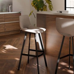 TABURETE TAPIZADO CLARK-ASTON