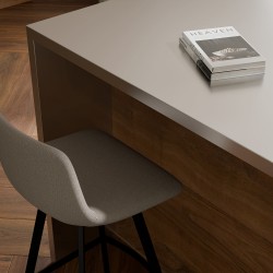 TABURETE TAPIZADO CLARK-ASTON