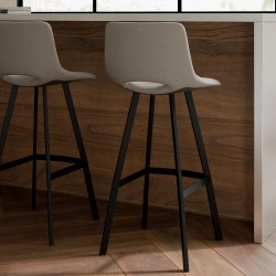 TABURETE TAPIZADO CLARK-ASTON