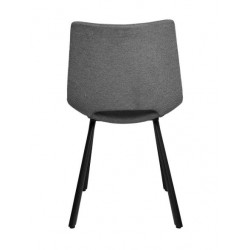 SILLA TAPIZADA BRIANA CON PATAS DE METAL