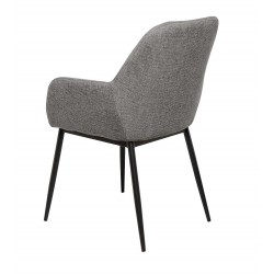 SILLA TAPIZADA CON BRAZOS ISABELLA