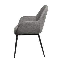 SILLA TAPIZADA CON BRAZOS ISABELLA