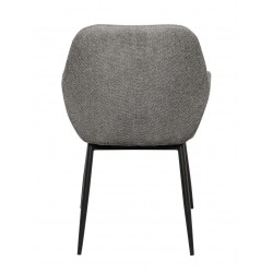 SILLA TAPIZADA CON BRAZOS ISABELLA