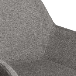 SILLA TAPIZADA CON BRAZOS ISABELLA