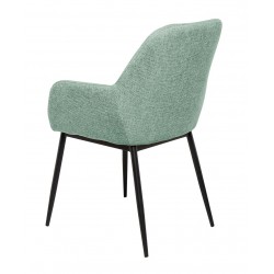 SILLA TAPIZADA CON BRAZOS ISABELLA