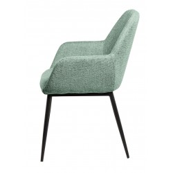 SILLA TAPIZADA CON BRAZOS ISABELLA