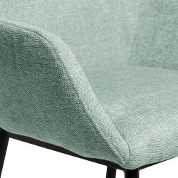 SILLA TAPIZADA CON BRAZOS ISABELLA