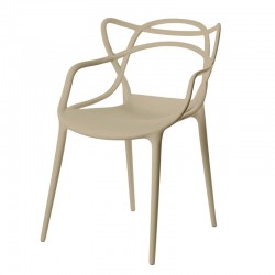 SILLA CON BRAZOS VICTORIA DE POLIPROPILENO