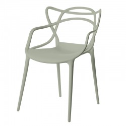 SILLA CON BRAZOS VICTORIA DE POLIPROPILENO