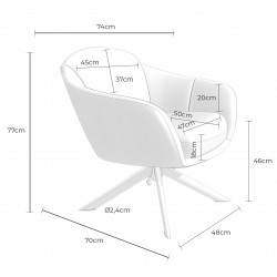 SILLON GIRATORIO 360 LIMASOL