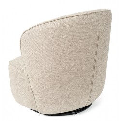 BUTACA HAVANA GIRATORIA TAPIZADA PARA SALÓN DE ESTILO RETRO MODERNO