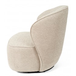 BUTACA HAVANA GIRATORIA TAPIZADA PARA SALÓN DE ESTILO RETRO MODERNO