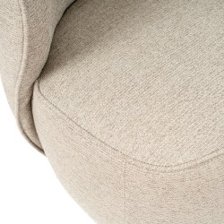 BUTACA HAVANA GIRATORIA TAPIZADA PARA SALÓN DE ESTILO RETRO MODERNO