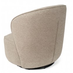 BUTACA HAVANA GIRATORIA TAPIZADA PARA SALÓN DE ESTILO RETRO MODERNO