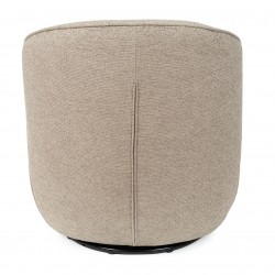 BUTACA HAVANA GIRATORIA TAPIZADA PARA SALÓN DE ESTILO RETRO MODERNO