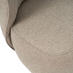 BUTACA HAVANA GIRATORIA TAPIZADA PARA SALÓN DE ESTILO RETRO MODERNO