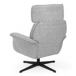 BUTACA LYNN GIRATORIA TAPIZADA CON RESPALDO ALTO PARA SALÓN MODERNO