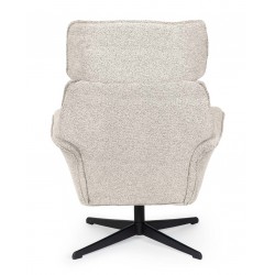 BUTACA LYNN GIRATORIA TAPIZADA CON RESPALDO ALTO PARA SALÓN MODERNO