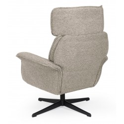 BUTACA LYNN GIRATORIA TAPIZADA CON RESPALDO ALTO PARA SALÓN MODERNO