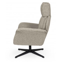 BUTACA LYNN GIRATORIA TAPIZADA CON RESPALDO ALTO PARA SALÓN MODERNO