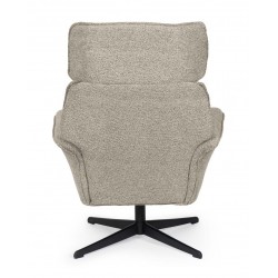 BUTACA LYNN GIRATORIA TAPIZADA CON RESPALDO ALTO PARA SALÓN MODERNO