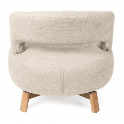 BUTACA BOGOTA GIRATORIA TAPIZADA PARA SALÓN DE ESTILO RETRO MODERNO