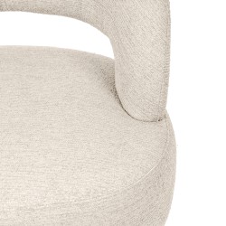 BUTACA BOGOTA GIRATORIA TAPIZADA PARA SALÓN DE ESTILO RETRO MODERNO