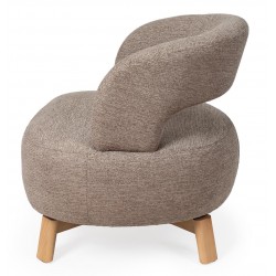 BUTACA BOGOTA GIRATORIA TAPIZADA PARA SALÓN DE ESTILO RETRO MODERNO