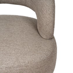 BUTACA BOGOTA GIRATORIA TAPIZADA PARA SALÓN DE ESTILO RETRO MODERNO