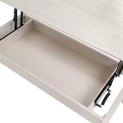MESA DE CENTRO ELEVABLE ROLAND DE PORCELÁNICO PARA SALÓN ESTILO CONTEMPORÁNEO