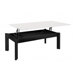 MESA DE CENTRO ELEVABLE ROLAND DE PORCELÁNICO PARA SALÓN ESTILO CONTEMPORÁNEO