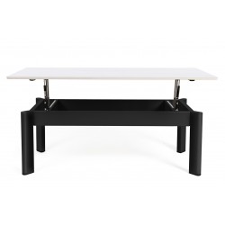 MESA DE CENTRO ELEVABLE ROLAND DE PORCELÁNICO PARA SALÓN ESTILO CONTEMPORÁNEO