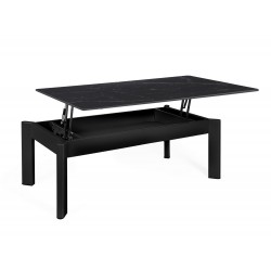 MESA DE CENTRO ELEVABLE ROLAND DE PORCELÁNICO PARA SALÓN ESTILO CONTEMPORÁNEO