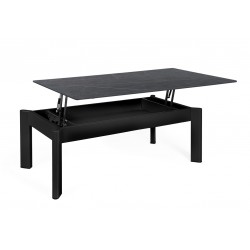 MESA DE CENTRO ELEVABLE ROLAND DE PORCELÁNICO PARA SALÓN ESTILO CONTEMPORÁNEO