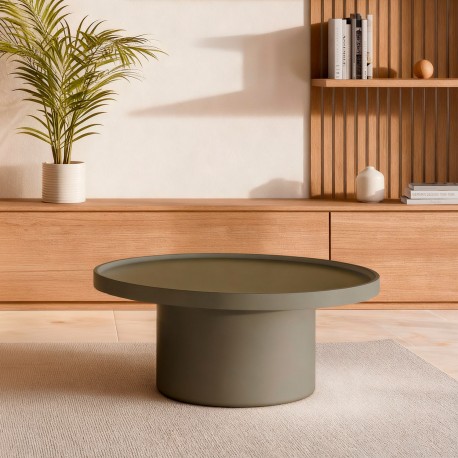 MESA DE CENTRO WARREN 80 DE MDF LACADO PARA SALÓN MODERNO