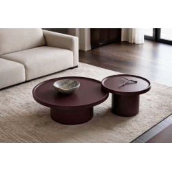 MESA AUXILIAR WARREN 50 DE MDF LACADO PARA SALÓN ESTILO MODERNO