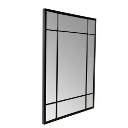 ESPEJO RECTANGULAR TUCSON CON MARCO NEGRO