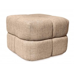 PUFF TROY TAPIZADO ACOLCHADO DE DISEÑO MODERNO