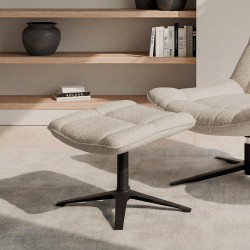 REPOSAPIÉS PARMA TAPIZADO EN POLIÉSTER PARA USO INTERIOR DE ESTILO NÓRDICO