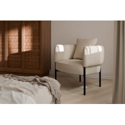 BUTACA CON BRAZOS AGADIR EN TEJIDO 100% POLIESTER