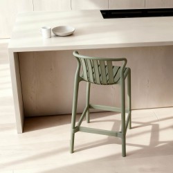 TABURETE DE POLIPROPILENO BASTIAN PARA BARRA DE COCINA ESTILO CONTEMPORÁNEO