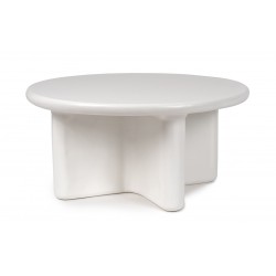 MESAS DE CENTRO Y AUXILIAR DE RESINA FLOYD PARA SALÓN ESTILO CONTEMPORÁNEO