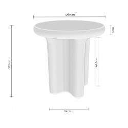 MESAS DE CENTRO Y AUXILIAR DE RESINA FLOYD PARA SALÓN ESTILO CONTEMPORÁNEO