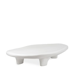 MESA DE CENTRO DE RESINA INARO PARA SALÓN DE ESTILO CONTEMPORÁNEO ORGÁNICO